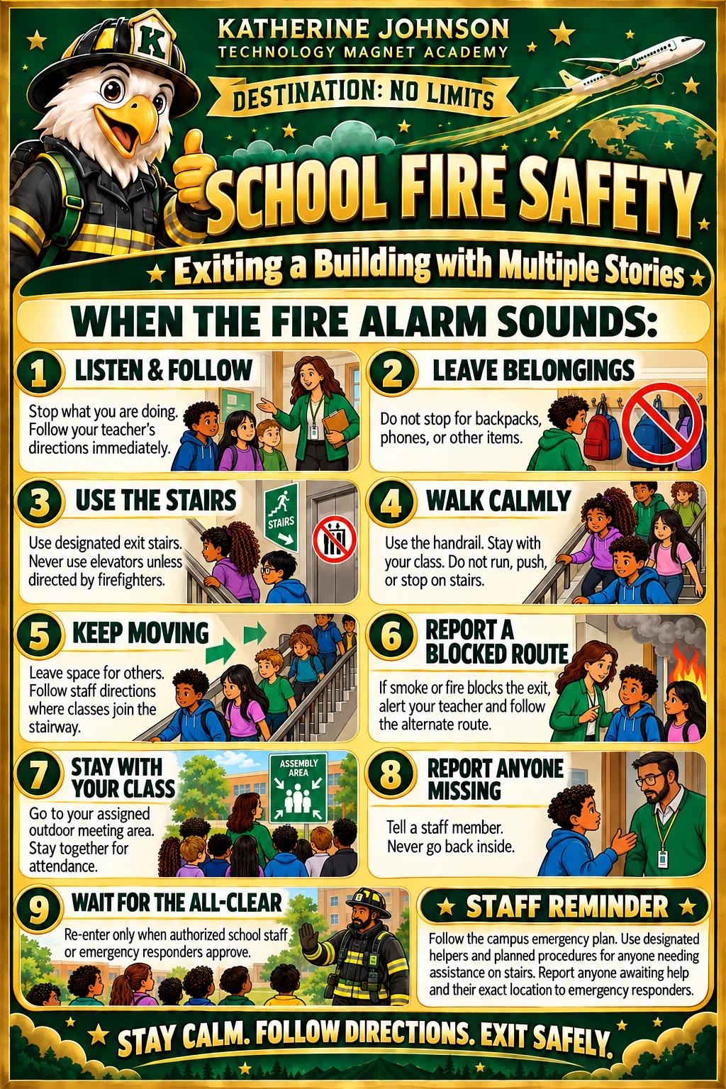 KJTMA School Fire Safety poster