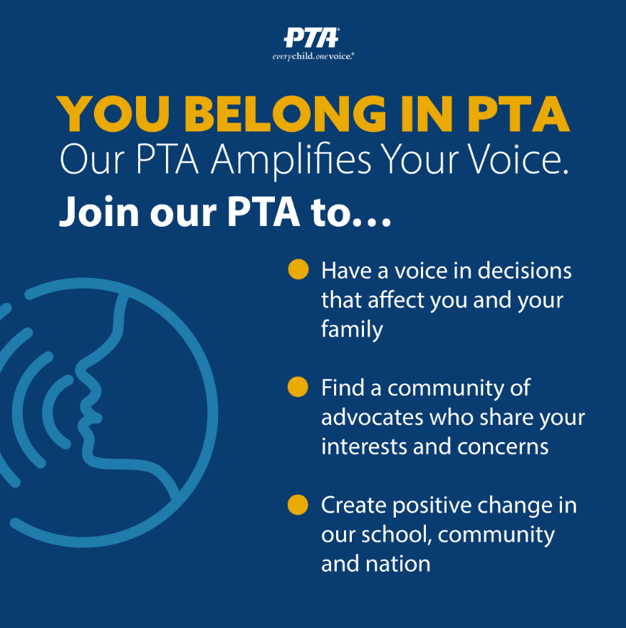 You Belong in PTA: Our PTA Amplifies Your Voice